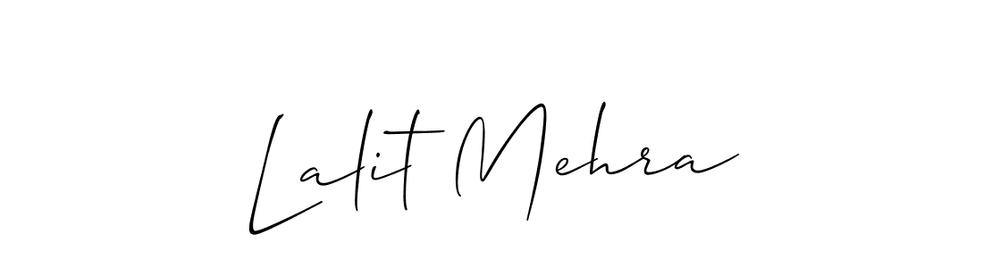 How to Draw Lalit Mehra signature style? Allison_Script is a latest design signature styles for name Lalit Mehra. Lalit Mehra signature style 2 images and pictures png