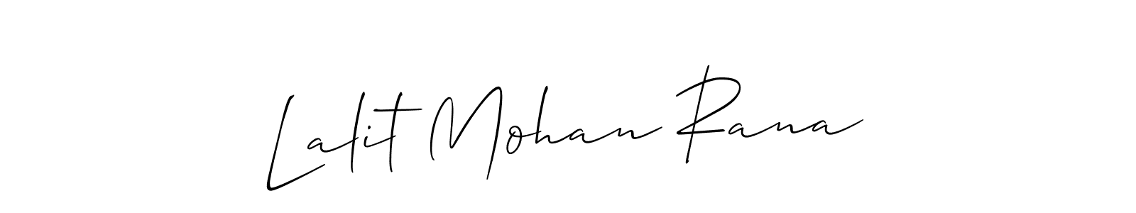 Lalit Mohan Rana stylish signature style. Best Handwritten Sign (Allison_Script) for my name. Handwritten Signature Collection Ideas for my name Lalit Mohan Rana. Lalit Mohan Rana signature style 2 images and pictures png