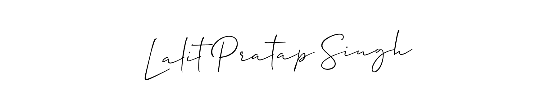 Lalit Pratap Singh stylish signature style. Best Handwritten Sign (Allison_Script) for my name. Handwritten Signature Collection Ideas for my name Lalit Pratap Singh. Lalit Pratap Singh signature style 2 images and pictures png