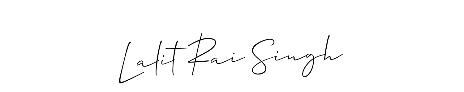 Similarly Allison_Script is the best handwritten signature design. Signature creator online .You can use it as an online autograph creator for name Lalit Rai Singh. Lalit Rai Singh signature style 2 images and pictures png