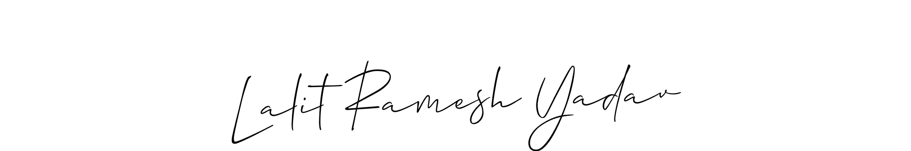 Once you've used our free online signature maker to create your best signature Allison_Script style, it's time to enjoy all of the benefits that Lalit Ramesh Yadav name signing documents. Lalit Ramesh Yadav signature style 2 images and pictures png