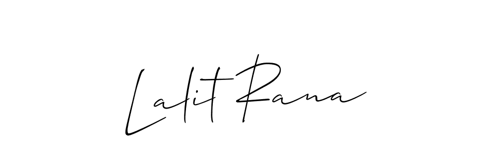 Also You can easily find your signature by using the search form. We will create Lalit Rana name handwritten signature images for you free of cost using Allison_Script sign style. Lalit Rana signature style 2 images and pictures png