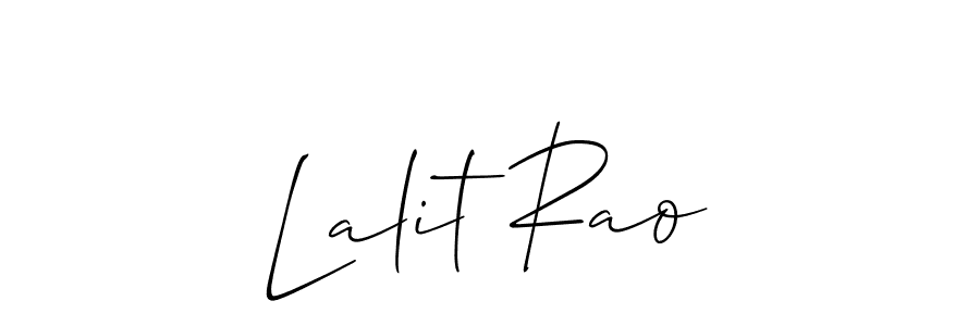 Here are the top 10 professional signature styles for the name Lalit Rao. These are the best autograph styles you can use for your name. Lalit Rao signature style 2 images and pictures png