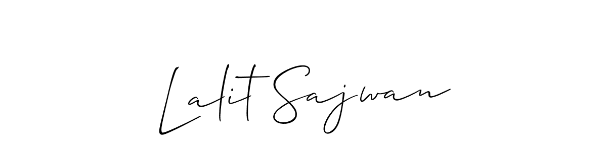 Once you've used our free online signature maker to create your best signature Allison_Script style, it's time to enjoy all of the benefits that Lalit Sajwan name signing documents. Lalit Sajwan signature style 2 images and pictures png