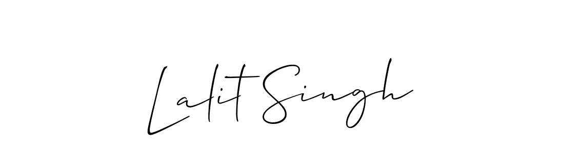 How to Draw Lalit Singh signature style? Allison_Script is a latest design signature styles for name Lalit Singh. Lalit Singh signature style 2 images and pictures png