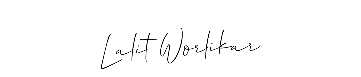 See photos of Lalit Worlikar official signature by Spectra . Check more albums & portfolios. Read reviews & check more about Allison_Script font. Lalit Worlikar signature style 2 images and pictures png