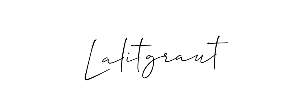 Lalitgraut stylish signature style. Best Handwritten Sign (Allison_Script) for my name. Handwritten Signature Collection Ideas for my name Lalitgraut. Lalitgraut signature style 2 images and pictures png