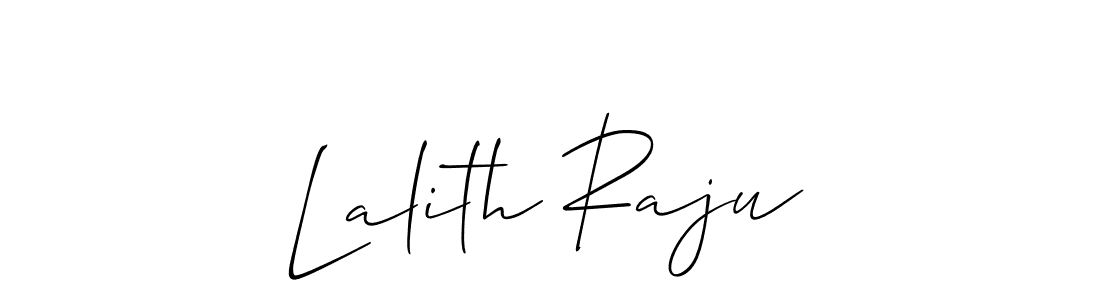 How to Draw Lalith Raju signature style? Allison_Script is a latest design signature styles for name Lalith Raju. Lalith Raju signature style 2 images and pictures png