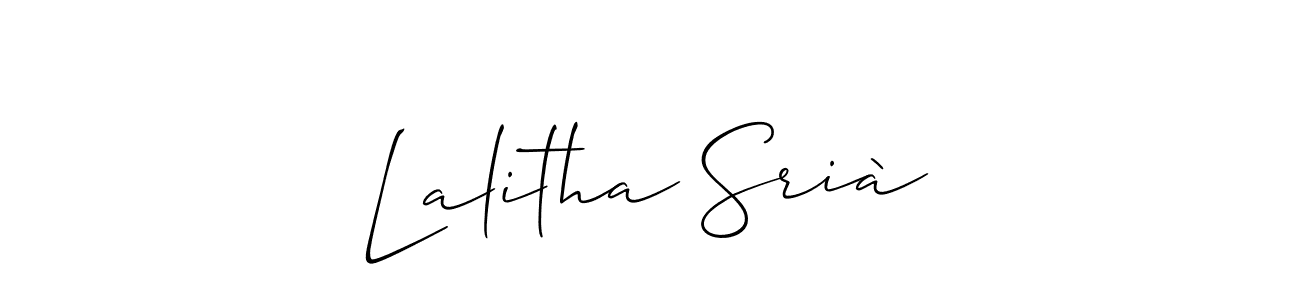 Here are the top 10 professional signature styles for the name Lalitha Srià. These are the best autograph styles you can use for your name. Lalitha Srià signature style 2 images and pictures png