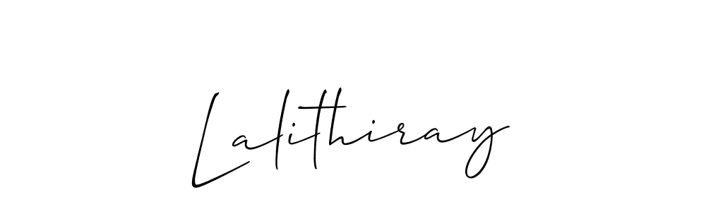 if you are searching for the best signature style for your name Lalithiray. so please give up your signature search. here we have designed multiple signature styles  using Allison_Script. Lalithiray signature style 2 images and pictures png