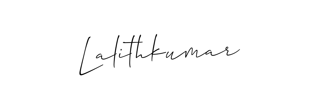 Make a beautiful signature design for name Lalithkumar. Use this online signature maker to create a handwritten signature for free. Lalithkumar signature style 2 images and pictures png