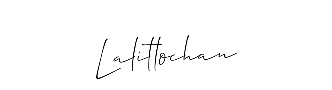 Make a beautiful signature design for name Lalitlochan. With this signature (Allison_Script) style, you can create a handwritten signature for free. Lalitlochan signature style 2 images and pictures png