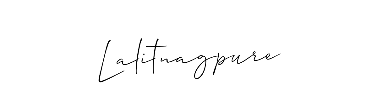 Best and Professional Signature Style for Lalitnagpure. Allison_Script Best Signature Style Collection. Lalitnagpure signature style 2 images and pictures png