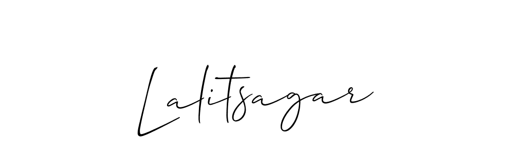 Best and Professional Signature Style for Lalitsagar. Allison_Script Best Signature Style Collection. Lalitsagar signature style 2 images and pictures png