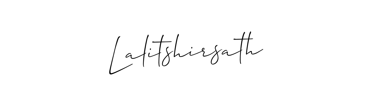 You can use this online signature creator to create a handwritten signature for the name Lalitshirsath. This is the best online autograph maker. Lalitshirsath signature style 2 images and pictures png