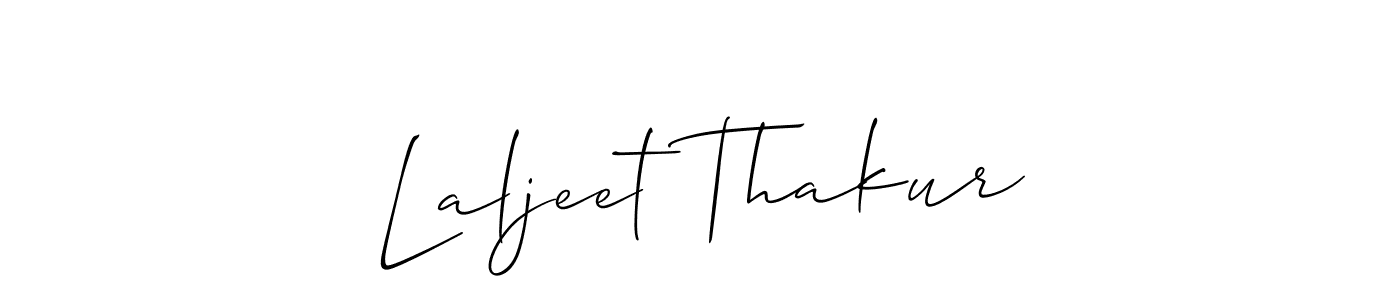 How to Draw Laljeet Thakur signature style? Allison_Script is a latest design signature styles for name Laljeet Thakur. Laljeet Thakur signature style 2 images and pictures png