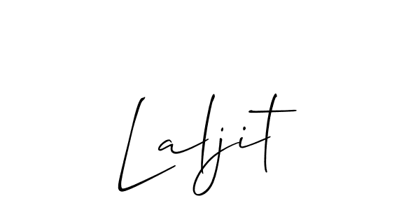 Make a beautiful signature design for name Laljit. Use this online signature maker to create a handwritten signature for free. Laljit signature style 2 images and pictures png