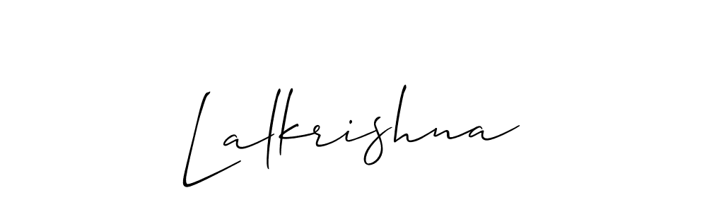 Also You can easily find your signature by using the search form. We will create Lalkrishna name handwritten signature images for you free of cost using Allison_Script sign style. Lalkrishna signature style 2 images and pictures png
