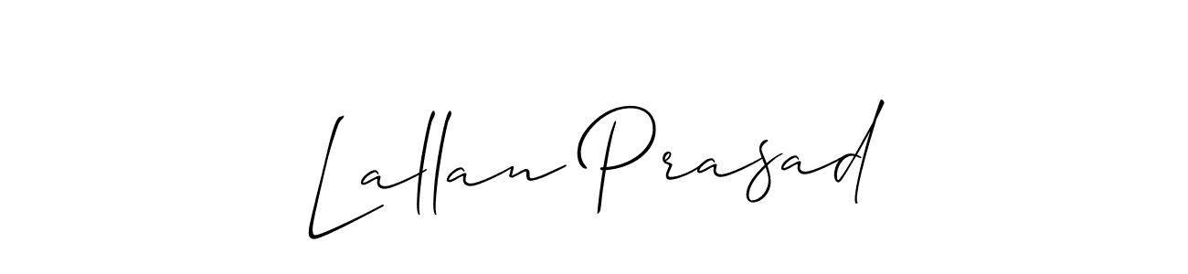 Lallan Prasad stylish signature style. Best Handwritten Sign (Allison_Script) for my name. Handwritten Signature Collection Ideas for my name Lallan Prasad. Lallan Prasad signature style 2 images and pictures png