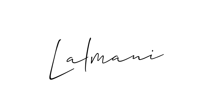 You can use this online signature creator to create a handwritten signature for the name Lalmani. This is the best online autograph maker. Lalmani signature style 2 images and pictures png