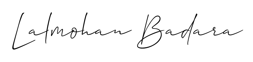 Download transparent PNG signature for name Lalmohan Badara styled with Allison_Script font. Ready to paste directly into PDF and Word agreements. Lalmohan Badara signature style 2 images and pictures png
