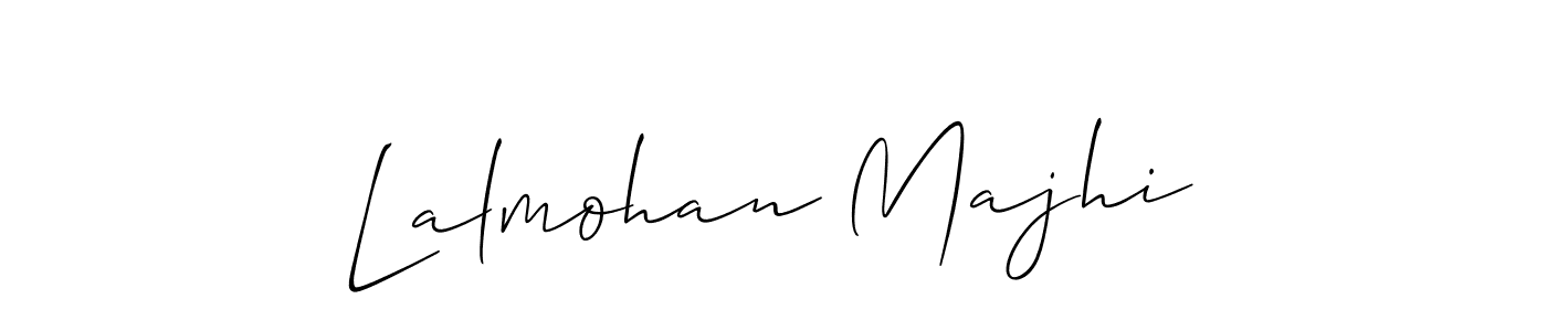 It looks lik you need a new signature style for name Lalmohan Majhi. Design unique handwritten (Allison_Script) signature with our free signature maker in just a few clicks. Lalmohan Majhi signature style 2 images and pictures png