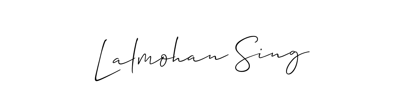 Make a beautiful signature design for name Lalmohan Sing. Use this online signature maker to create a handwritten signature for free. Lalmohan Sing signature style 2 images and pictures png