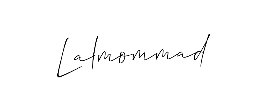 How to Draw Lalmommad signature style? Allison_Script is a latest design signature styles for name Lalmommad. Lalmommad signature style 2 images and pictures png