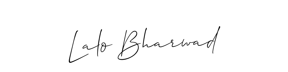 Once you've used our free online signature maker to create your best signature Allison_Script style, it's time to enjoy all of the benefits that Lalo Bharwad name signing documents. Lalo Bharwad signature style 2 images and pictures png