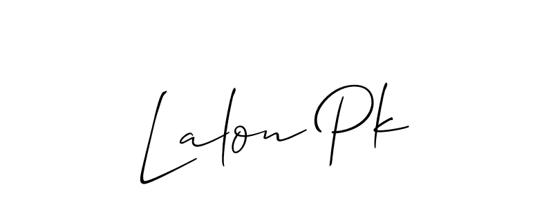 You can use this online signature creator to create a handwritten signature for the name Lalon Pk. This is the best online autograph maker. Lalon Pk signature style 2 images and pictures png