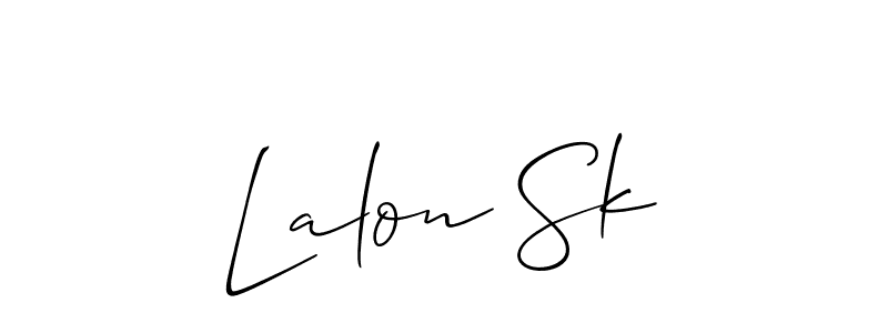 Once you've used our free online signature maker to create your best signature Allison_Script style, it's time to enjoy all of the benefits that Lalon Sk name signing documents. Lalon Sk signature style 2 images and pictures png