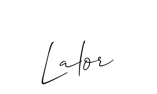 Lalor stylish signature style. Best Handwritten Sign (Allison_Script) for my name. Handwritten Signature Collection Ideas for my name Lalor. Lalor signature style 2 images and pictures png