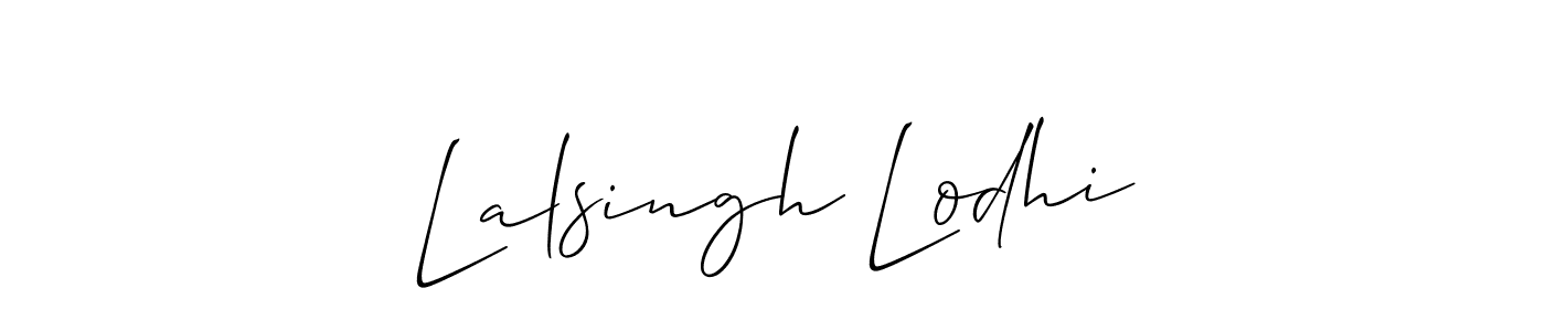 This is the best signature style for the Lalsingh Lodhi name. Also you like these signature font (Allison_Script). Mix name signature. Lalsingh Lodhi signature style 2 images and pictures png