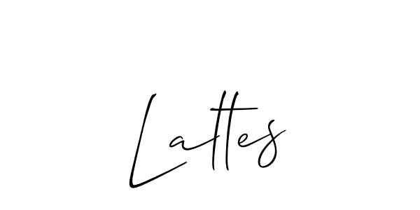 How to make Laltes name signature. Use Allison_Script style for creating short signs online. This is the latest handwritten sign. Laltes signature style 2 images and pictures png