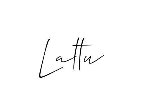 Once you've used our free online signature maker to create your best signature Allison_Script style, it's time to enjoy all of the benefits that Laltu name signing documents. Laltu signature style 2 images and pictures png