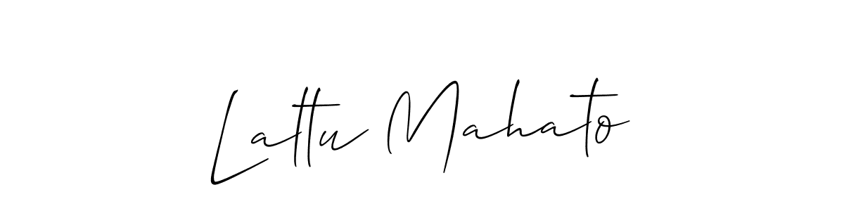 Best and Professional Signature Style for Laltu Mahato. Allison_Script Best Signature Style Collection. Laltu Mahato signature style 2 images and pictures png