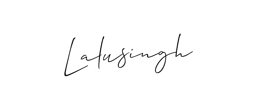 Also You can easily find your signature by using the search form. We will create Lalusingh name handwritten signature images for you free of cost using Allison_Script sign style. Lalusingh signature style 2 images and pictures png
