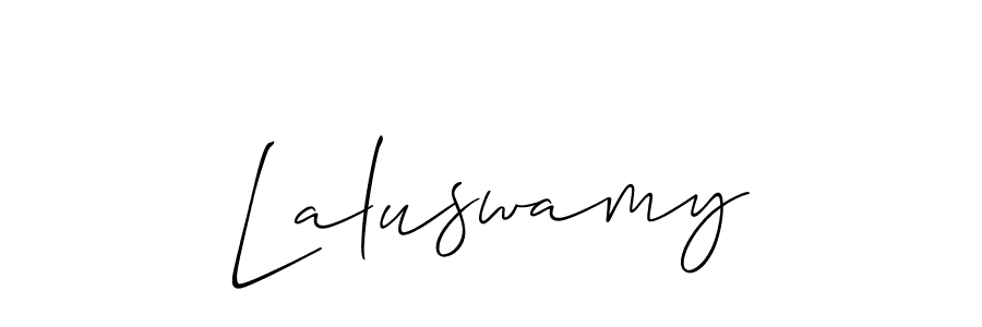 Once you've used our free online signature maker to create your best signature Allison_Script style, it's time to enjoy all of the benefits that Laluswamy name signing documents. Laluswamy signature style 2 images and pictures png