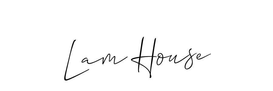 Make a short Lam House signature style. Manage your documents anywhere anytime using Allison_Script. Create and add eSignatures, submit forms, share and send files easily. Lam House signature style 2 images and pictures png