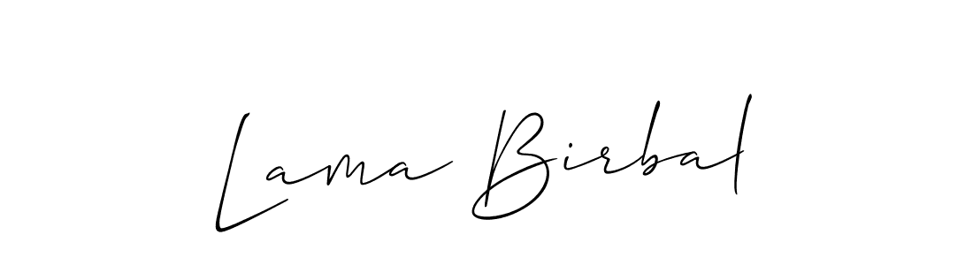 You should practise on your own different ways (Allison_Script) to write your name (Lama Birbal) in signature. don't let someone else do it for you. Lama Birbal signature style 2 images and pictures png