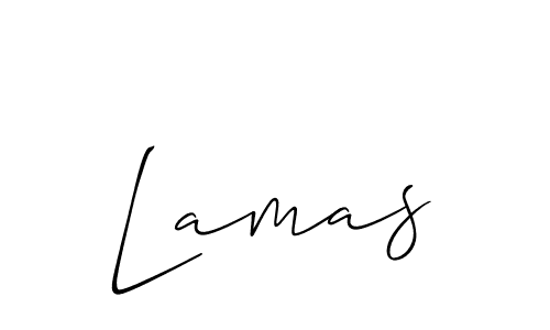 Also we have Lamas name is the best signature style. Create professional handwritten signature collection using Allison_Script autograph style. Lamas signature style 2 images and pictures png