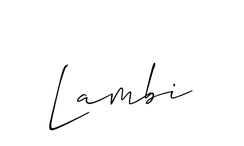 Make a short Lambi signature style. Manage your documents anywhere anytime using Allison_Script. Create and add eSignatures, submit forms, share and send files easily. Lambi signature style 2 images and pictures png