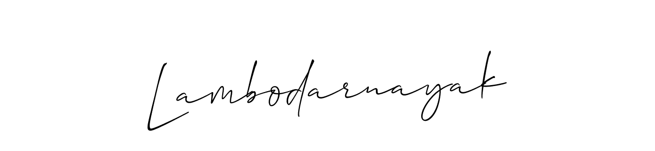 You should practise on your own different ways (Allison_Script) to write your name (Lambodarnayak) in signature. don't let someone else do it for you. Lambodarnayak signature style 2 images and pictures png