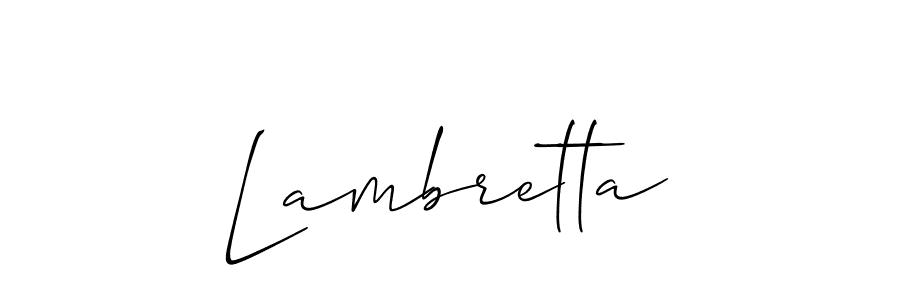 Best and Professional Signature Style for Lambretta. Allison_Script Best Signature Style Collection. Lambretta signature style 2 images and pictures png