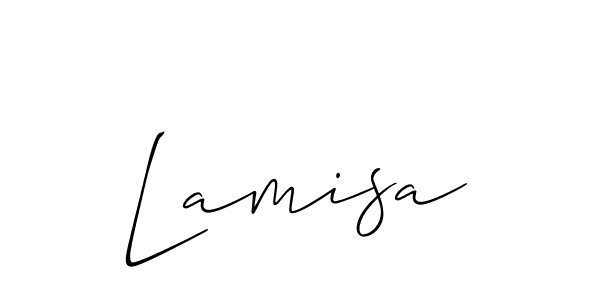 Lamisa stylish signature style. Best Handwritten Sign (Allison_Script) for my name. Handwritten Signature Collection Ideas for my name Lamisa. Lamisa signature style 2 images and pictures png