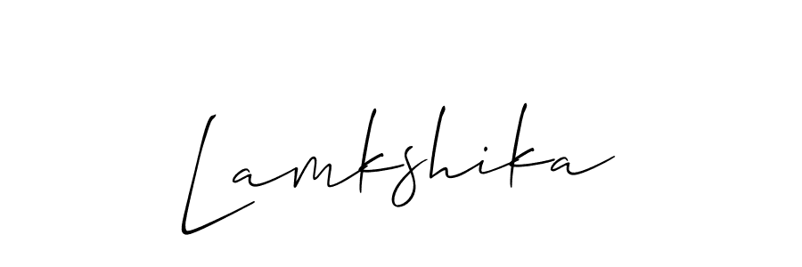 Make a beautiful signature design for name Lamkshika. Use this online signature maker to create a handwritten signature for free. Lamkshika signature style 2 images and pictures png