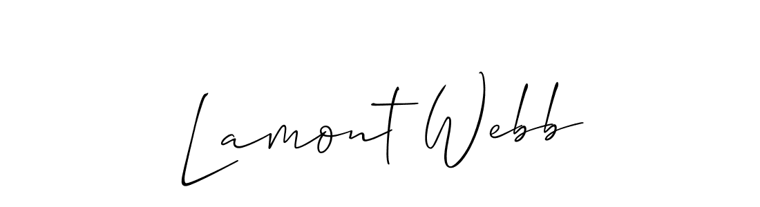 Once you've used our free online signature maker to create your best signature Allison_Script style, it's time to enjoy all of the benefits that Lamont Webb name signing documents. Lamont Webb signature style 2 images and pictures png