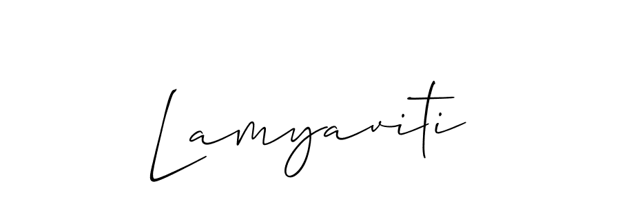 You can use this online signature creator to create a handwritten signature for the name Lamyaviti. This is the best online autograph maker. Lamyaviti signature style 2 images and pictures png