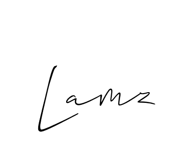 Similarly Allison_Script is the best handwritten signature design. Signature creator online .You can use it as an online autograph creator for name Lamz. Lamz signature style 2 images and pictures png