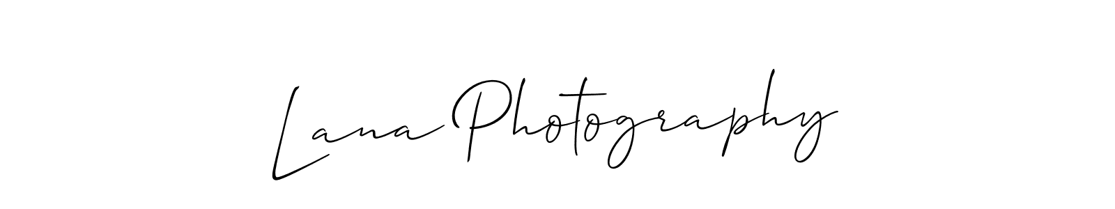 How to Draw Lana Photography signature style? Allison_Script is a latest design signature styles for name Lana Photography. Lana Photography signature style 2 images and pictures png